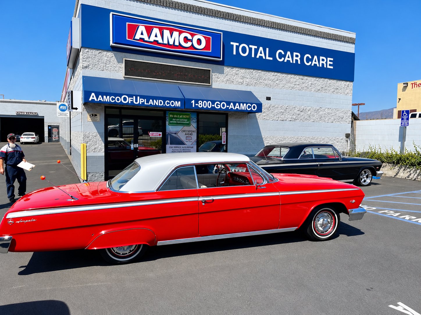 AAMCO Transmissions & Total Car Care, Upland — storefront at 825 N Central Ave